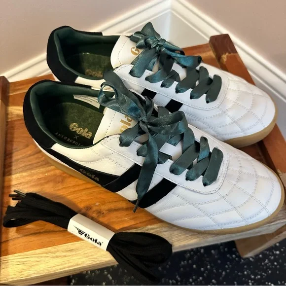 Gola White and Black Sneakers - Picture 2 of 6